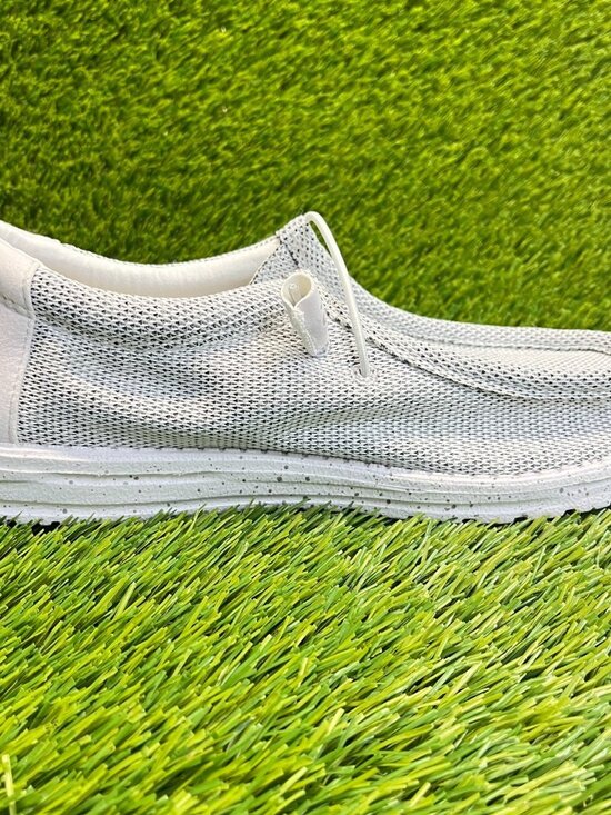 Hey Dude Wally Sox Mens Size 9 Stone White Athletic Casual Walking Slip On Shoes main image 7
